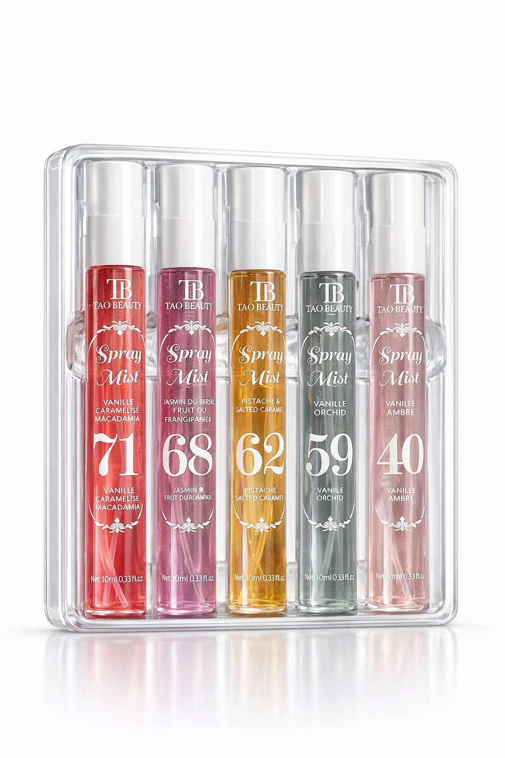 ✨ Coffret 5 Brumes Parfumées – (5 x 10 ml)