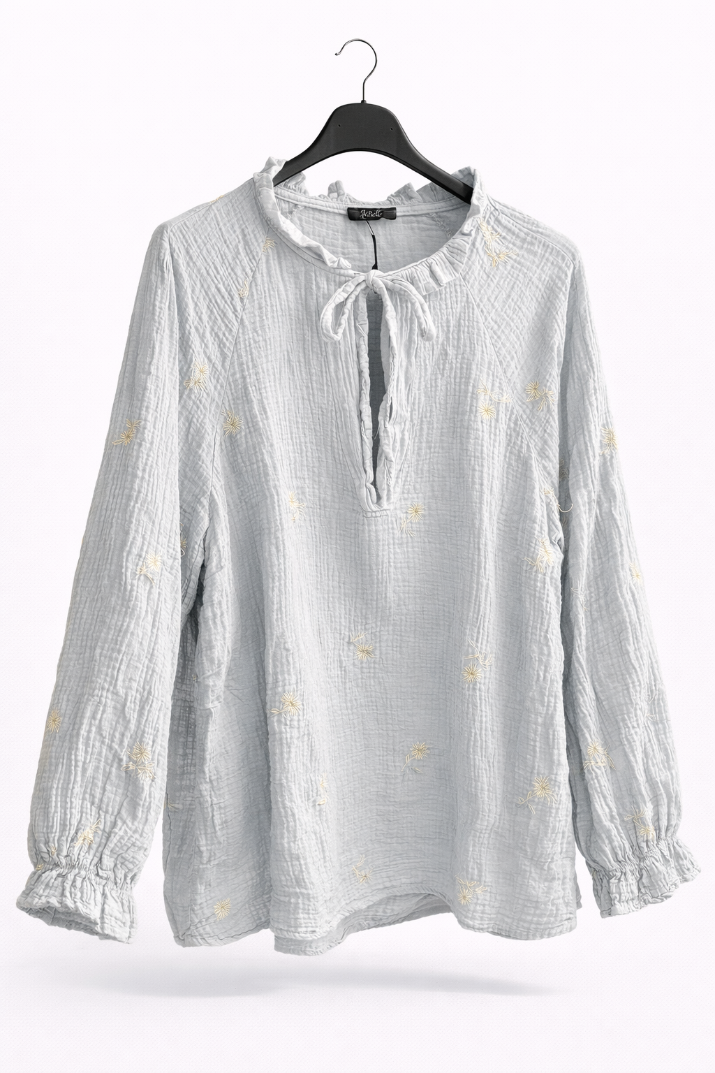 Blouse légère brodée