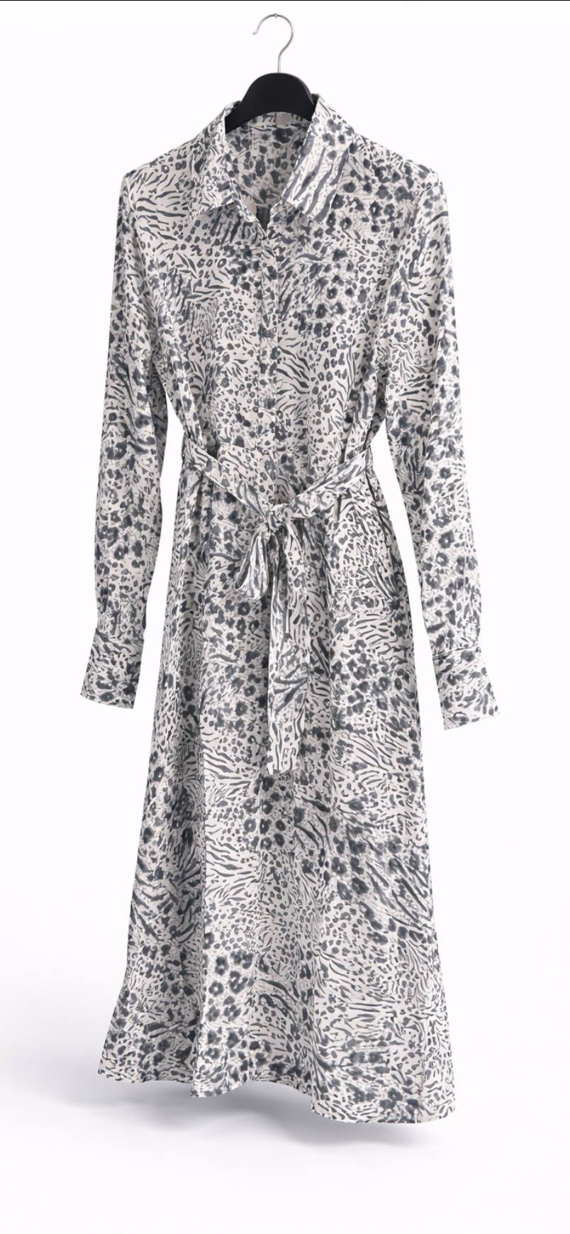 Robe chemise imprimée – Élégance naturelle