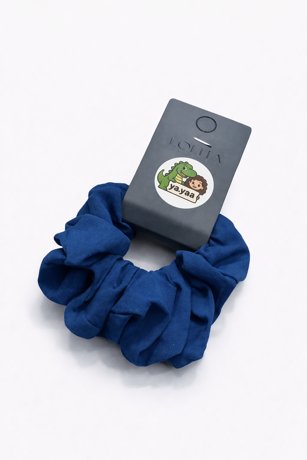 Chouchou bleu intense